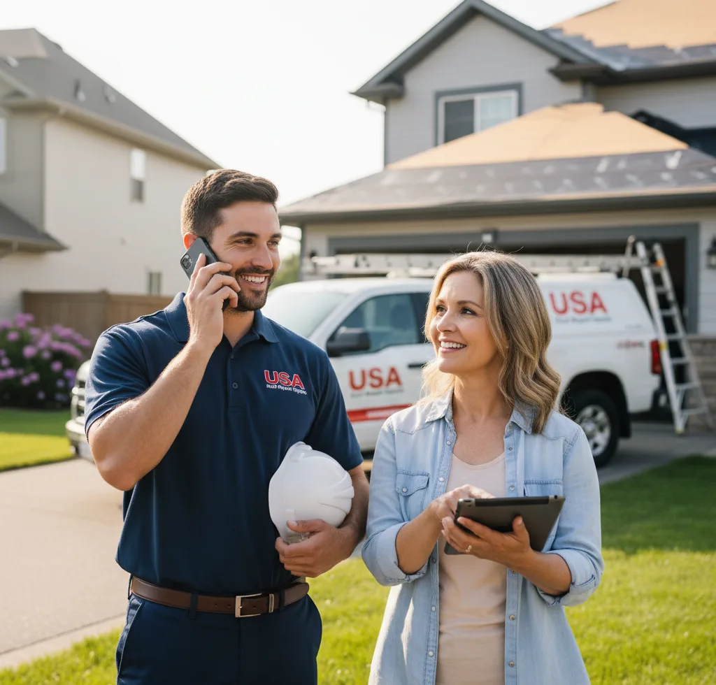 USA Roof Repair Experts customer support in Browns Valley